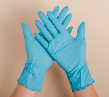 handschoenen blauw bescherming 